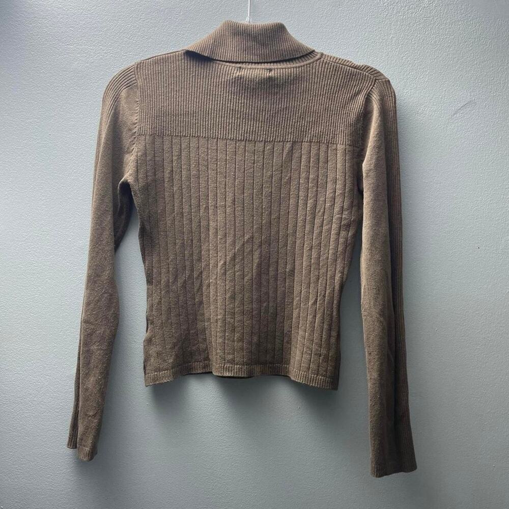 Dollhouse Olive Green Turtleneck Sweater - Picture 3 of 8